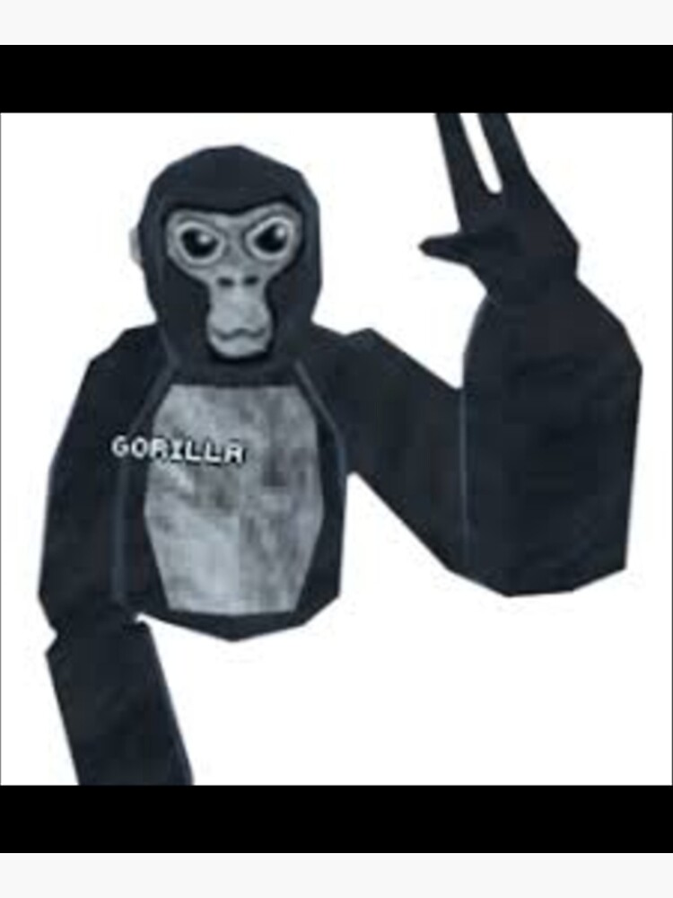 Gorilla tag monkey Premium Matte Vertical Poster sold by Albertina