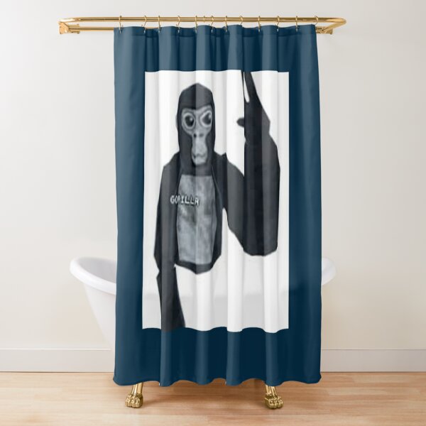 Gorilla Tag, Tag Award  Shower Curtain for Sale by frierson1