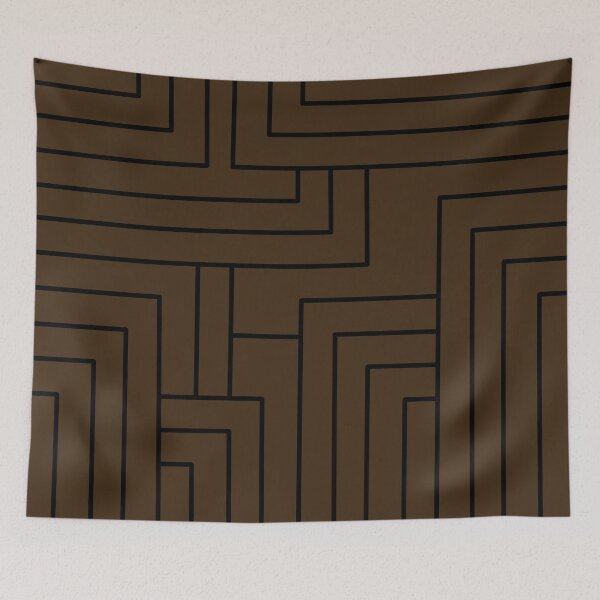 Item preview, Minimalist Line Art Simple & Cute Brown designed and sold by scorpiolane.