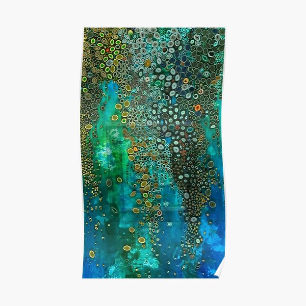 Gustav Klimt Waterfall Poster