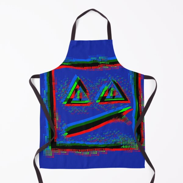 Item preview, Abstract 3d color square ugly face with triangular eyes in the style of simple street graffiti designed and sold by GAleksS.