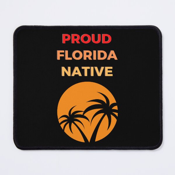 Item preview, Proud Florida Native - Palm Trees Oranges - red orange yellow gold white designed and sold by Lu & Partners.
