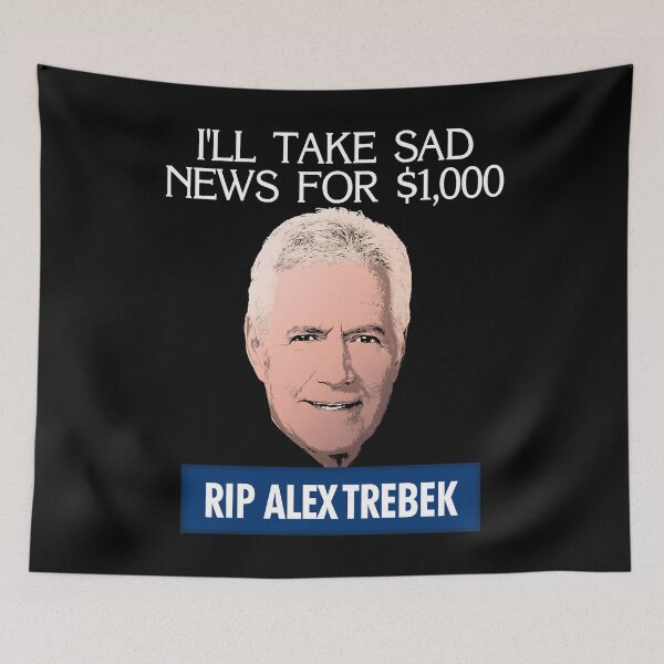 Item preview, Vintage Photograp Lover Gift Holzhauer Jeopardy Alex Trebek Rip Gifts For Birthday designed and sold by Quigley2006.