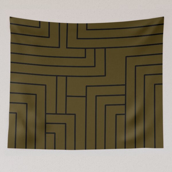 Item preview, Minimalist Line Art Simple & Cute Olive Brown designed and sold by scorpiolane.