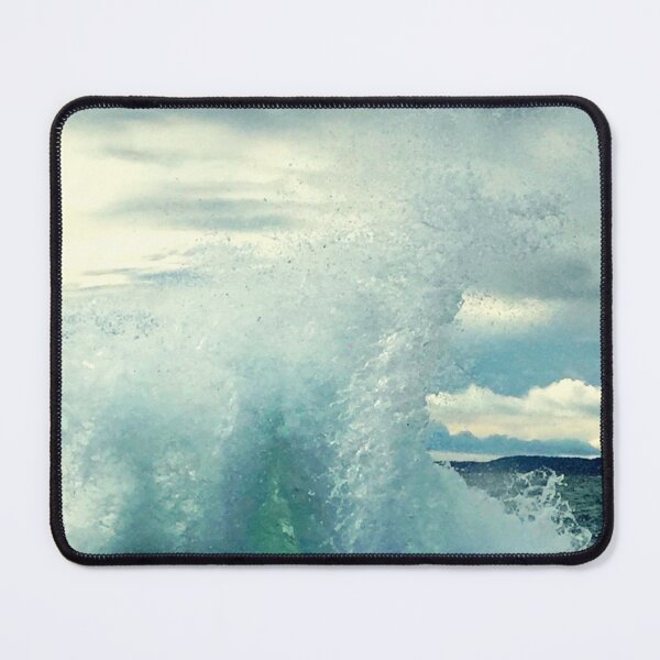 Item preview, Big Wave Blue White designed and sold by nnprintdesign.