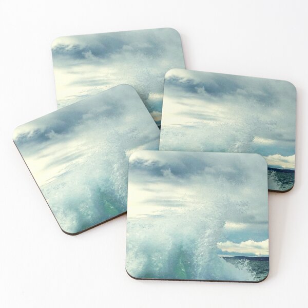 Item preview, Big Wave Blue White designed and sold by nnprintdesign.