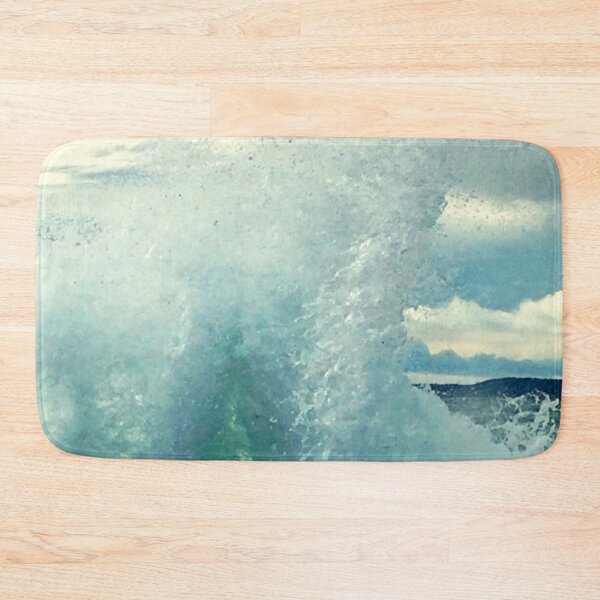 Item preview, Big Wave Blue White designed and sold by nnprintdesign.