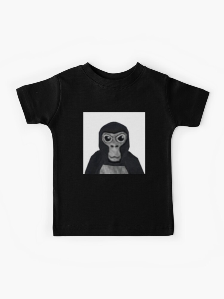 Retro gorilla tag shirt, gorilla tag merch monke boys gifts Black T-Shirt