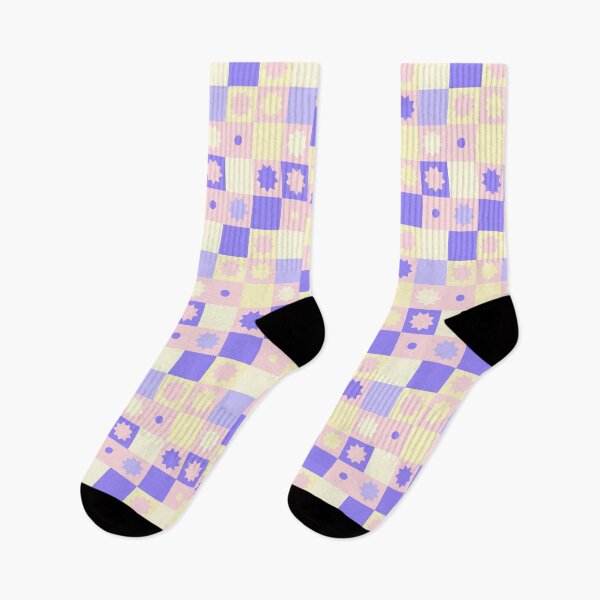 Item preview, Cute Geometric Pattern | Abstract | Squares | Violet, Yellow, Pinka designed and sold by AskYourSoul.