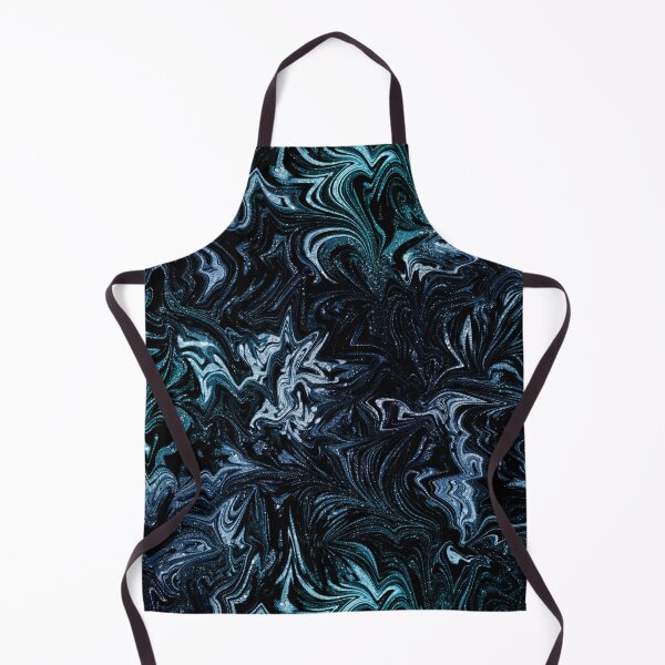 Item preview, Glinting Sparkles Marbled Swirl Blue and Black designed and sold by nimreninmu.