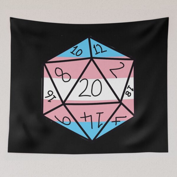 Item preview, Transgender Pride D20 Classic . designed and sold by rohnerxulesh.