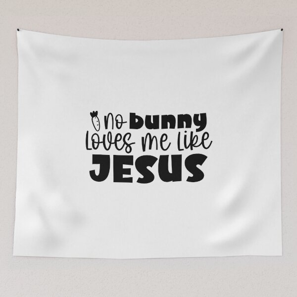 Item preview, No Bunny Loves Me Like Jesus Happy Easter designed and sold by miraipa.