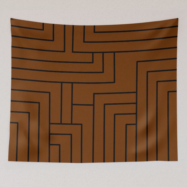 Item preview, Minimalist Line Art Simple & Cute Rust designed and sold by scorpiolane.