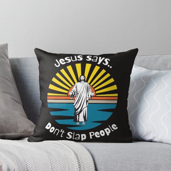 Item preview, Funny Jesus T-shirt , Jesus Says , Don't Slap People  designed and sold by hausofbutterfly.
