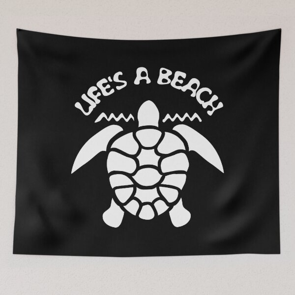 Artikelvorschau, Sea Turtle Silhouette - Das Leben ist ein Strand entworfen und verkauft von TMBTM.