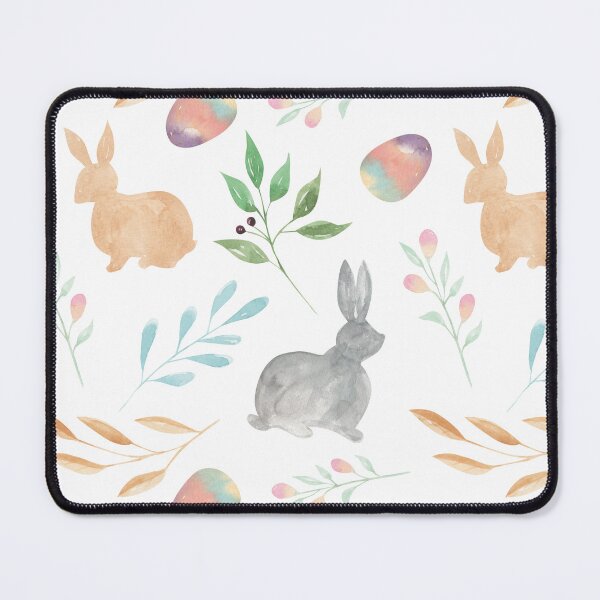 Item preview, Watercolor Easter Bunny & Eggs designed and sold by elleinadesigns.