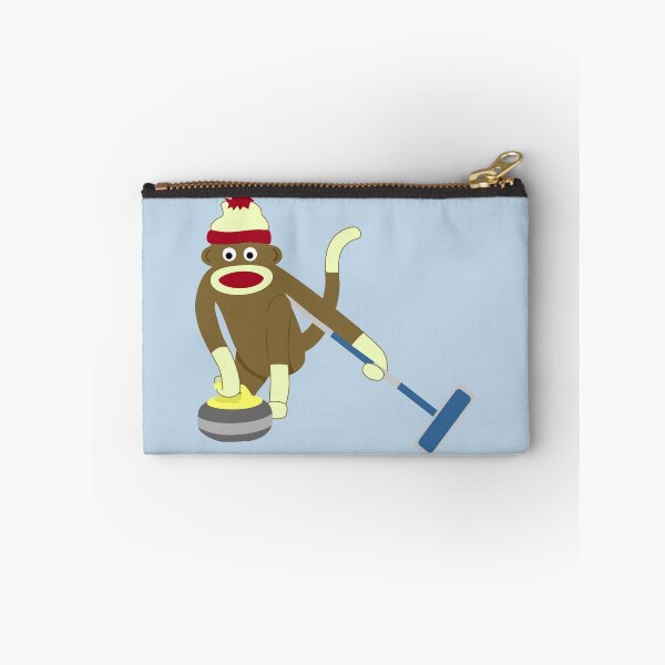 Item preview, Sock Monkey Curling designed and sold by pounddesigns.