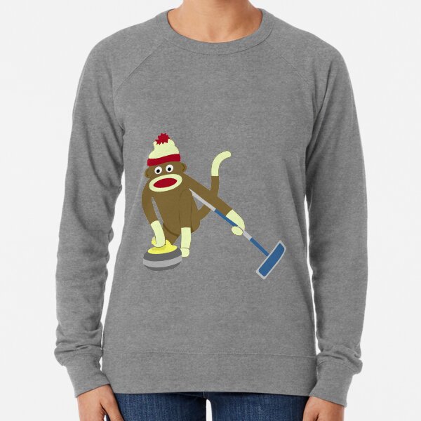 Item preview, Sock Monkey Curling designed and sold by pounddesigns.