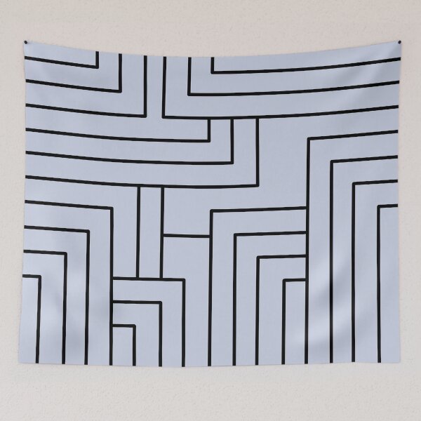 Item preview, Minimalist Line Art Simple & Cute Pastel Blue designed and sold by scorpiolane.