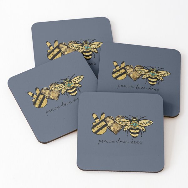 Item preview, Peace Love Bees designed and sold by Make-My-Fun.