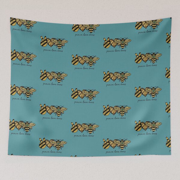 Item preview, Peace Love Bees designed and sold by Make-My-Fun.