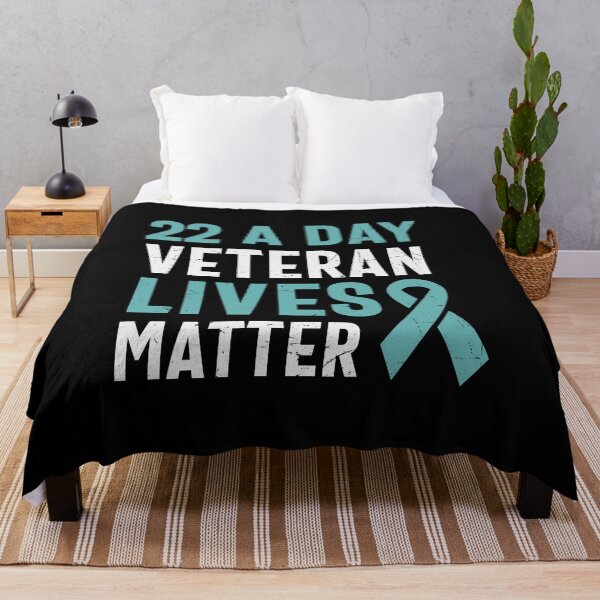 Item preview, 22 a day veteran lives matter designed and sold by pnkpopcorn.
