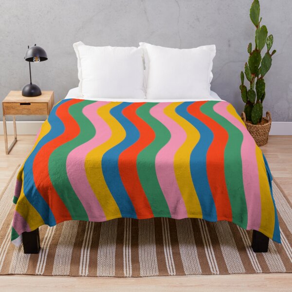 Item preview, Wobbly Pop Stripes Patrón audaz y colorido en Rainbow Melt Colors designed and sold by kierkegaard.