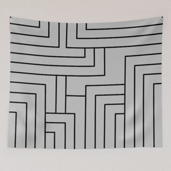 Item preview, Minimalist Line Art Simple & Cute Pastel Gray designed and sold by scorpiolane.