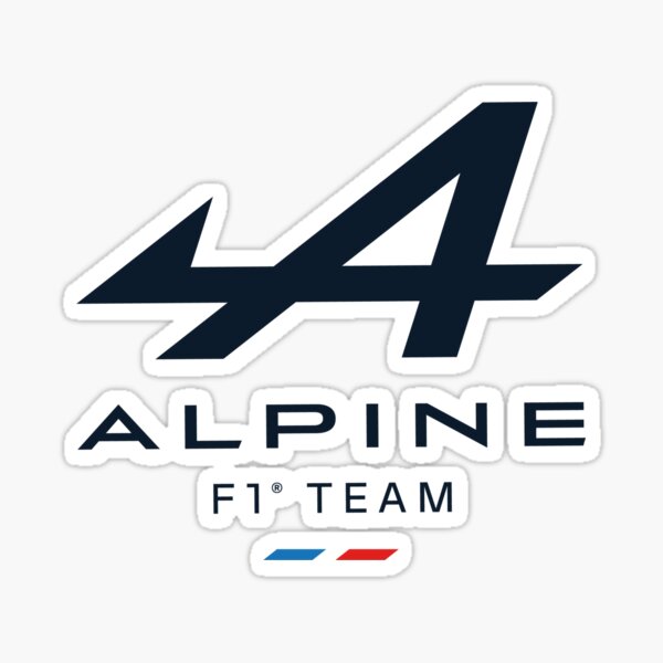 Alpine, F1-Team Sticker