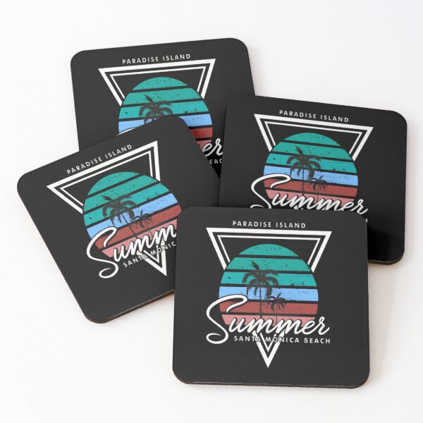 Item preview, Summer Santa Monica beach illustration premium design  designed and sold by truemoneyman.