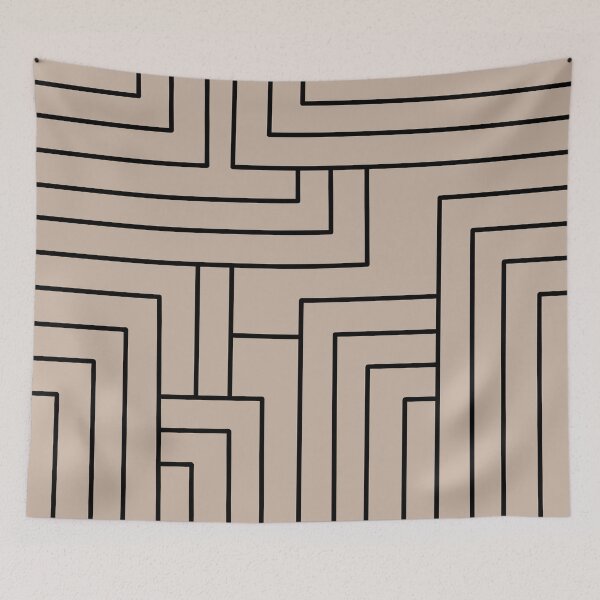 Item preview, Minimalist Line Art Simple & Cute Beige designed and sold by scorpiolane.