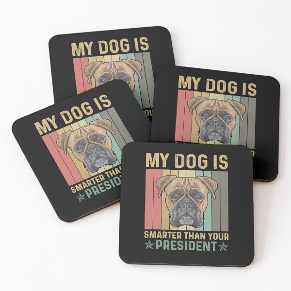 Item preview, Vintage Retro Style My Dog Is Smarter Than Your President designed and sold by KimberlyOppen.