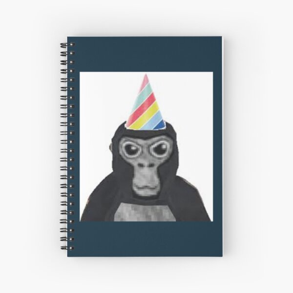 Gorilla tag monkey with birthday hat  Bath Mat for Sale by KianRebec