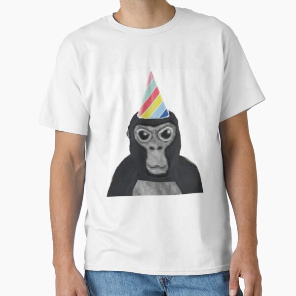 Item preview, Gorilla tag monkey with birthday hat   designed and sold by KianRebec.