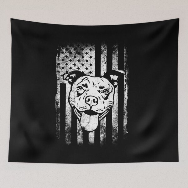 Item preview, Patriotic Pitbull American Flag Dog Lover designed and sold by PerkinsAarav.