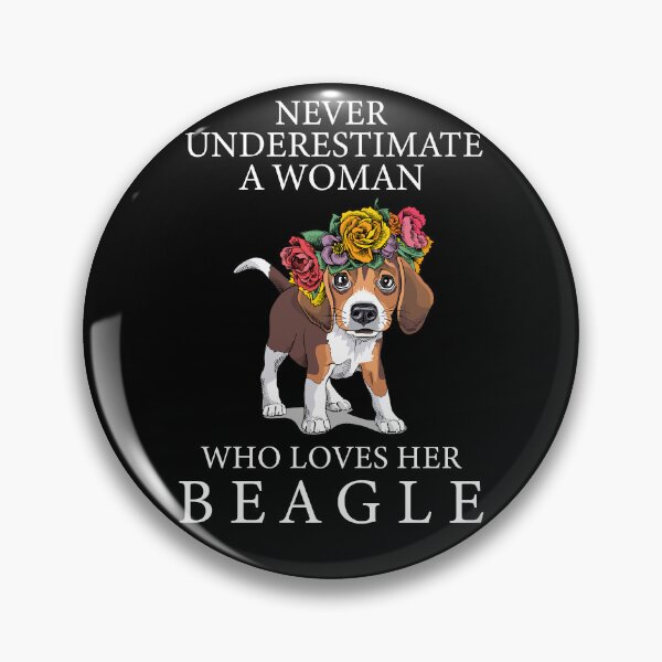 Item preview, Never Underestimate Who Loves Her Beagle Dog designed and sold by KimberlyOppen.