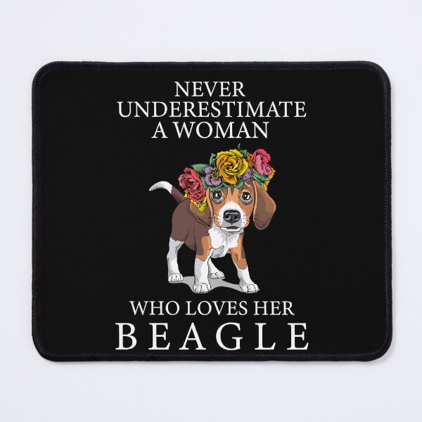 Item preview, Never Underestimate Who Loves Her Beagle Dog designed and sold by KimberlyOppen.