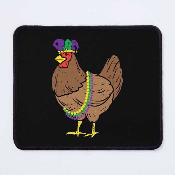 Item preview, Jester Chicken Beads Mardi Gras Funny Chickens Farming Chickens designed and sold by davetmccall.
