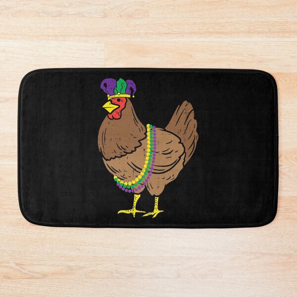 Item preview, Jester Chicken Beads Mardi Gras Funny Chickens Farming Chickens designed and sold by davetmccall.