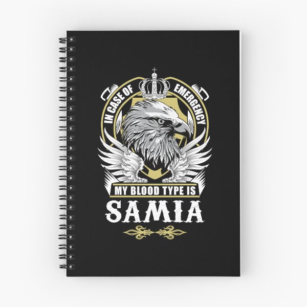 Item preview, Samia Name T Shirt - In Case Of Emergency My Blood Type Is Samia  Gift Item Tee designed and sold by jazminprin.