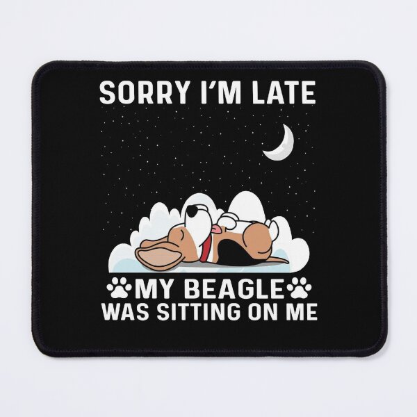 Item preview, The road to my heart is paved with BEAGLE paw prints designed and sold by KimberlyOppen.