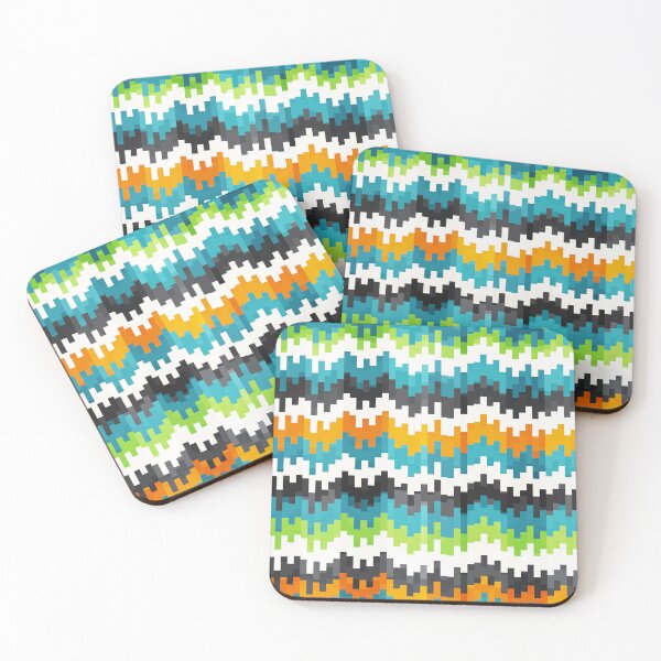 Item preview, Colorful Geometric Techo Lines designed and sold by Vector Scout Lab.