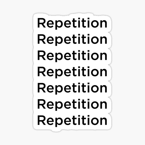 Item preview, Repetition designed and sold by amandartwork.