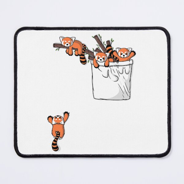 Item preview, Pocket Series Cute Red Panda Bear Playing designed and sold by DinasaKimine.