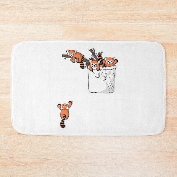 Item preview, Pocket Series Cute Red Panda Bear Playing designed and sold by DinasaKimine.