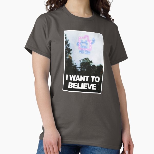 Item preview, I want to believe in Mooninites designed and sold by notoriousitees.