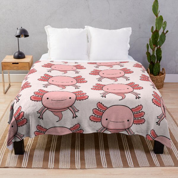 Item preview, Cute Axolotl Pattern Kawaii designed and sold by Delightfully Cynical.