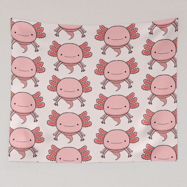 Item preview, Cute Axolotl Pattern Kawaii designed and sold by Delightfully Cynical.
