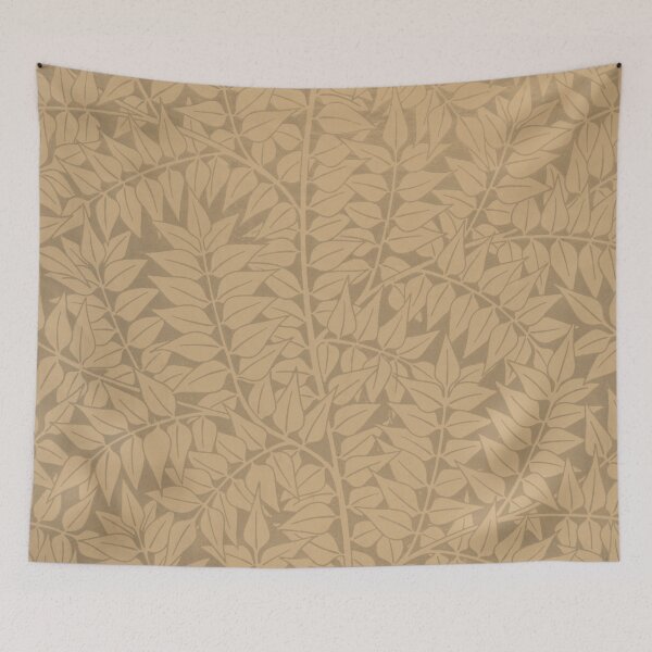 Item preview,   Crema Broun Branch Pattern designed and sold by fowons.