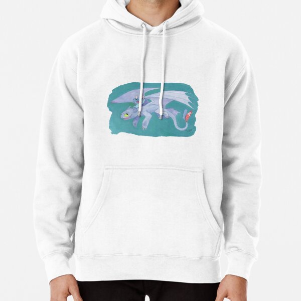 stitch riding toothless hoodie